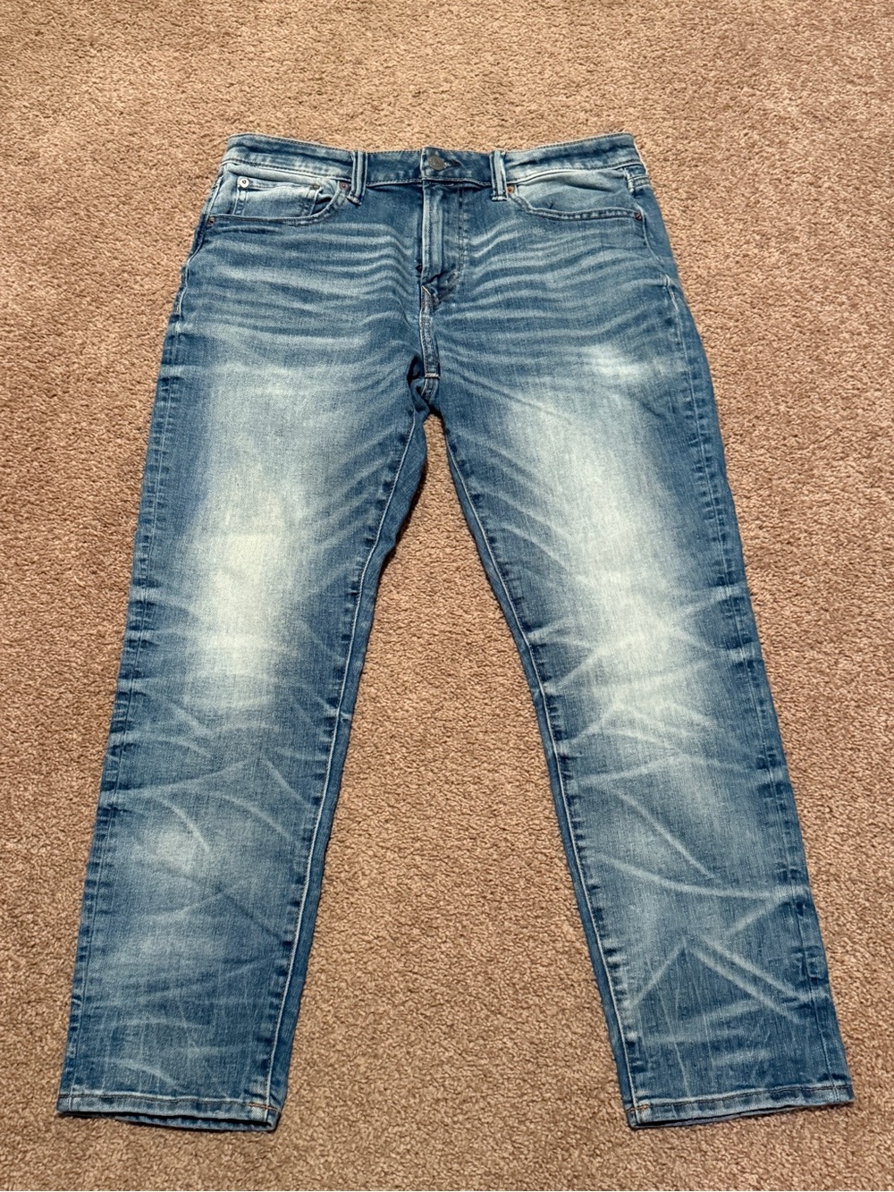 Men's Washed Blue athletic fit American eagle
